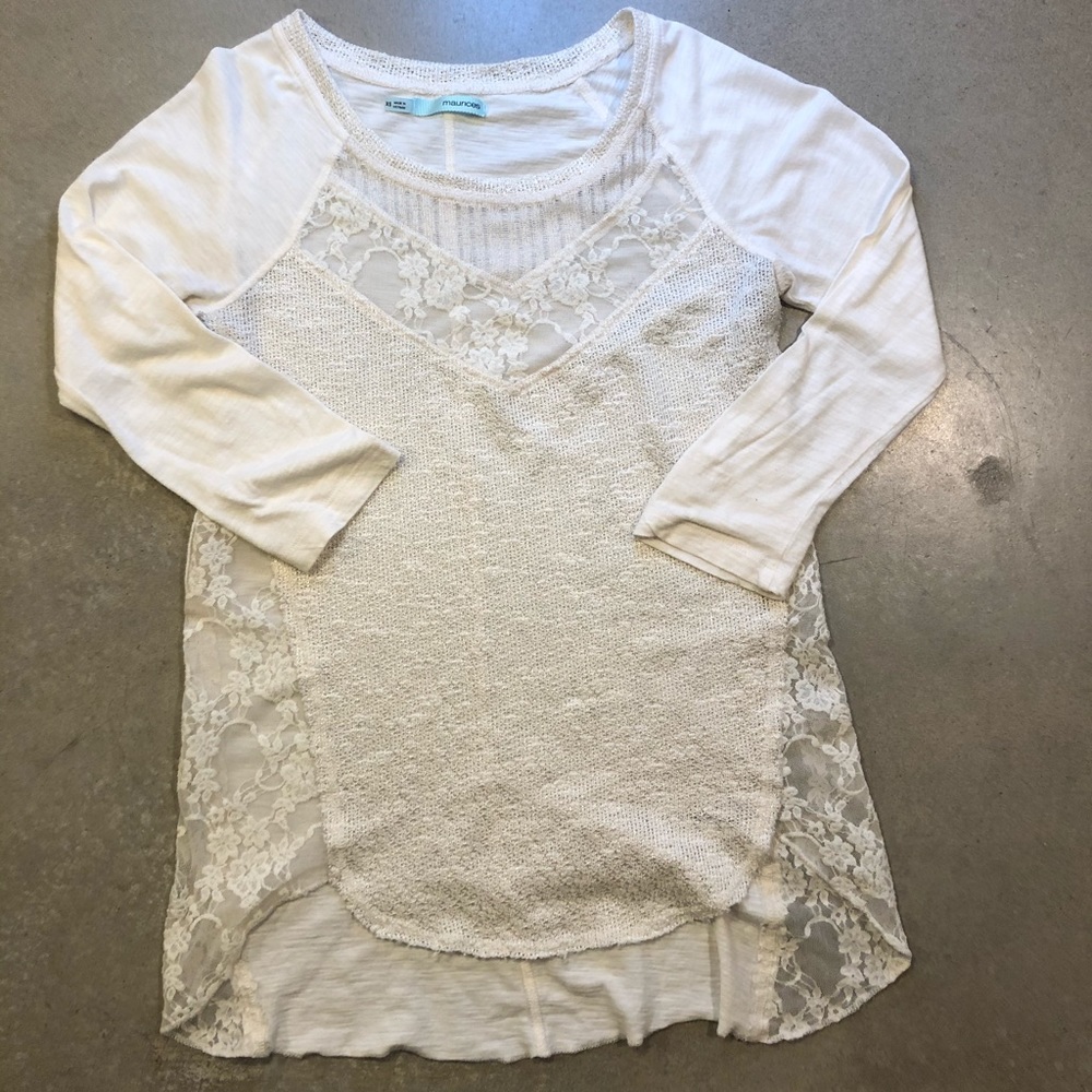 🍄 Maurice lacy 3/4 sleeve top